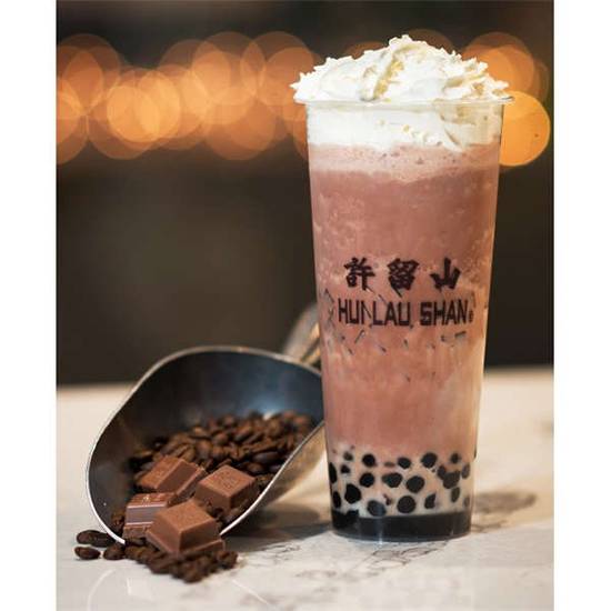 Cocoa Coffee Jelly Frappé w/ Tapioca 朱古力咖啡爽